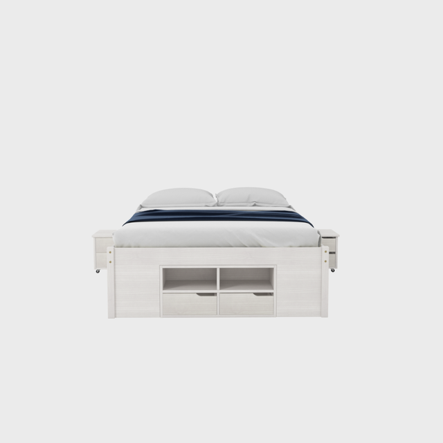 Cama 2 Plazas Queen - Línea Charme