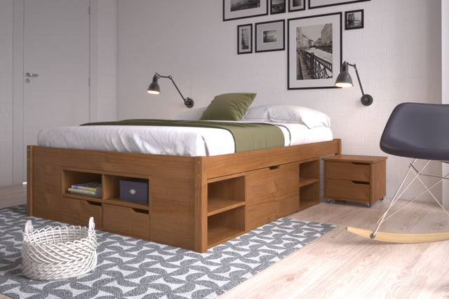 Cama 2 Plazas Queen - Línea Charme