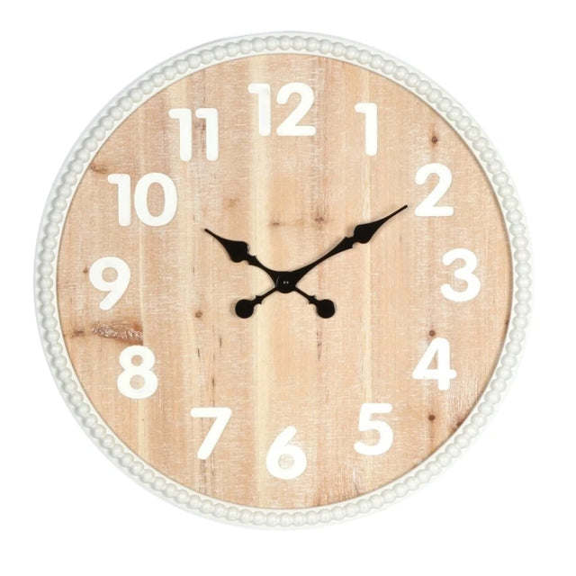 Reloj de pared bordes blancos