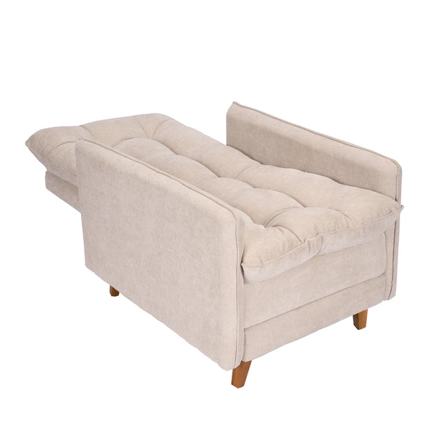 Poltrona reclinable Montreal con puf