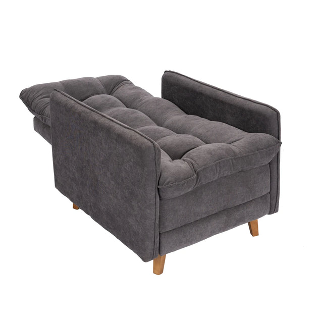 Poltrona reclinable Montreal con puf