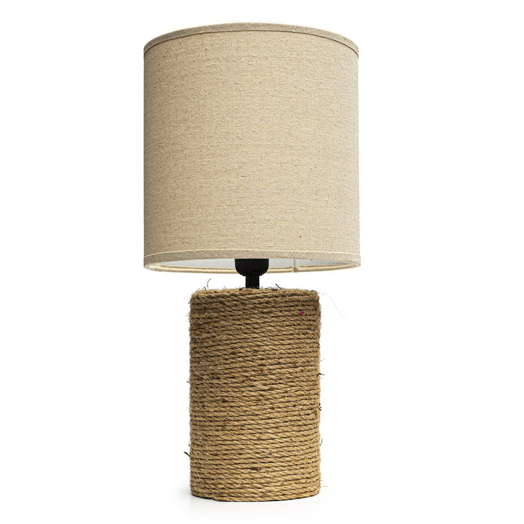 Lámpara porcelana Sisal - camel/beige