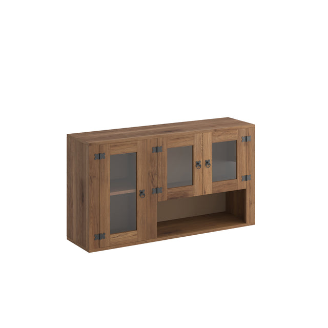 Mueble Aéreo - 3 puertas - Nogal