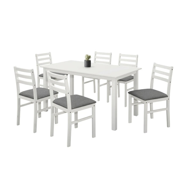 Juego de comedor Gomero - 6 sillas