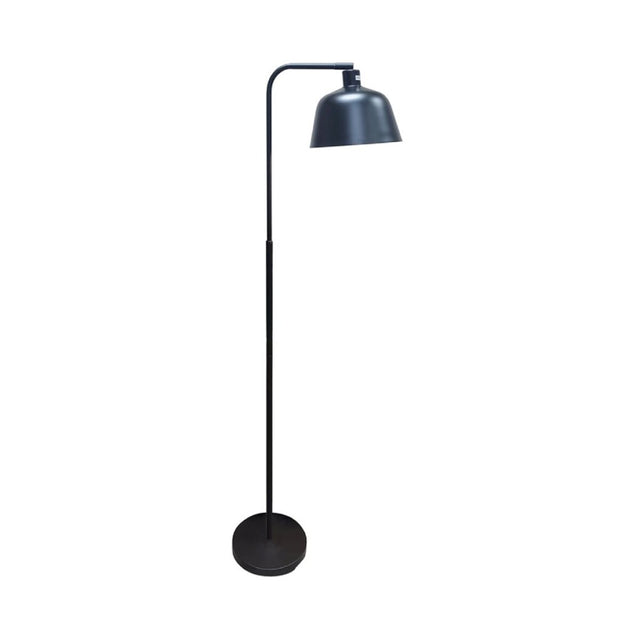 Lámpara de pie negra