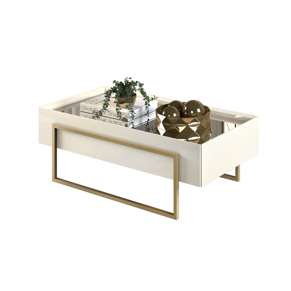 Mesa de Centro Pilar - Off White